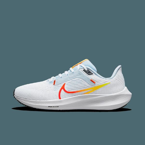 Кросівки жіночі Nike Air Zoom Pegasus 40 White Blue (DV3854-102), 38.5, WHS, 30% - 40%, 1-2 дні