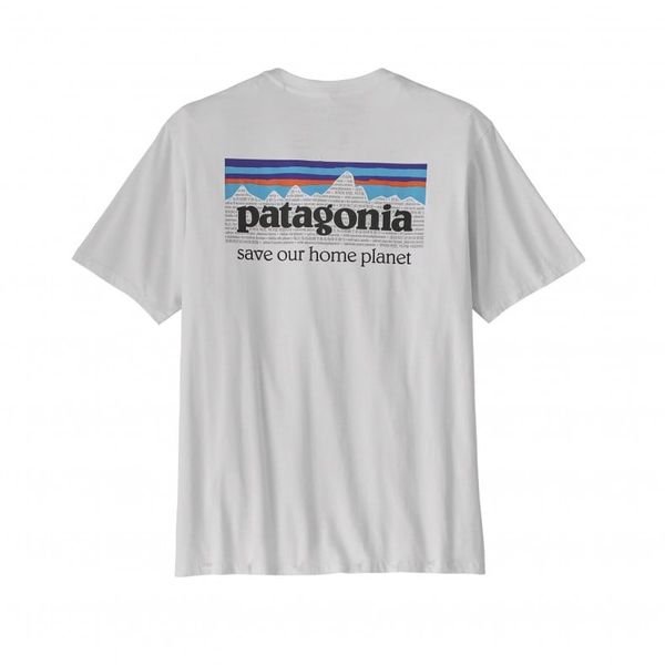Футболка мужская Patagonia P-6 Mission Regenerative (37529WHI), L, WHS, 10% - 20%, 1-2 дня