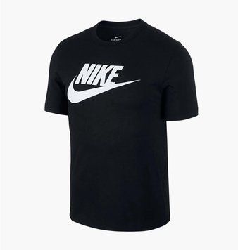 Футболка чоловіча Nike M Nsw Tee Icon Futura (AR5004-010), L, OFC, 30% - 40%, 1-2 дні