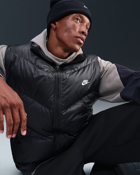 Жилетка чоловіча Nike Windrunner Statement Down Gilet (HV1480-010), L, OFC, 40% - 50%, 1-2 дні