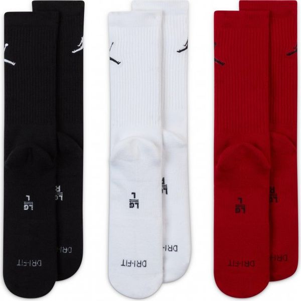 Шкарпетки Jordan Jumpman Dri-Fit 3Ppk (DX9632-902), 34-38, WHS, 30% - 40%, 1-2 дні
