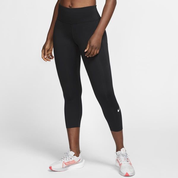 Лосіни унісекс Nike Epic Luxe Women's Mid-Rise Crop Pocket Running (CN8043-010), M, WHS