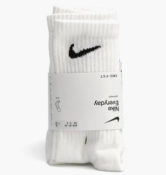 Шкарпетки Nike U Nk Everyday Ltwt Crew 3Pr (SX7676-100), 38-42, OFC, 30% - 40%, 1-2 дні