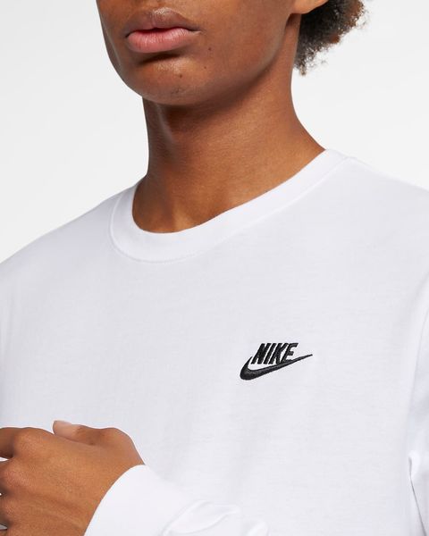 Кофта мужские Nike Nsw Club Tee Ls (AR5193-100), 2XL, WHS, 20% - 30%, 1-2 дня