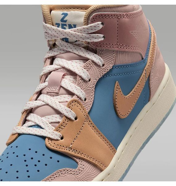 Кросівки жіночі Jordan 1 Mid Gs &ldquo;Zen&rdquo; (FN7452-400), 37.5, OFC, < 10%, 1-2 дні