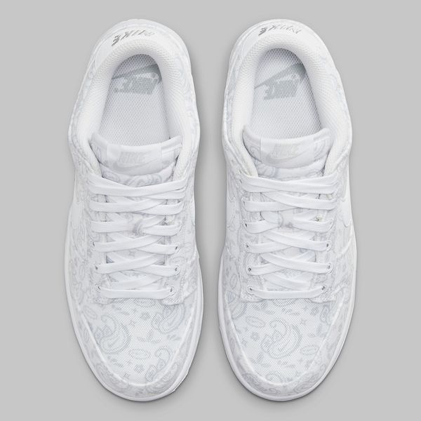 Кросівки жіночі Nike Dunk Low White Paisley (DJ9955-100), 37.5, WHS, 10% - 20%, 1-2 дні