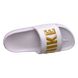 Фотография Тапочки женские Nike Wmns Offcourt Slide White Metallic Gold (BQ4632-106) 4 из 5 | SPORTKINGDOM