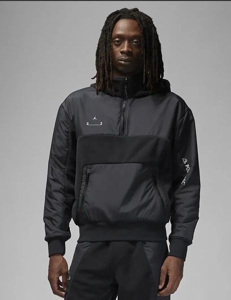 Кофта чоловічі Jordan 23 Engineered Polartec Half Zip Fleece Hoodie (DV1591-010), M, WHS, 10% - 20%, 1-2 дні