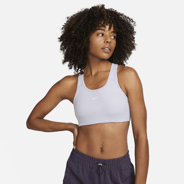 Спортивний топ жіночий Nike Swooshwomen's Medium-Support 1-Piece Pad Sports Bra (BV3636-536), L, WHS, 30% - 40%, 1-2 дні