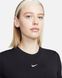 Фотография Футболка женская Nike Sportswear Essential Slim-Fit Crop T-Shirt (FB2873-010) 3 из 4 | SPORTKINGDOM