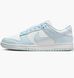 Фотографія Кросівки жіночі Nike Dunk Low Next Nature White/Light Blue (IB7311-100) 1 з 9 | SPORTKINGDOM