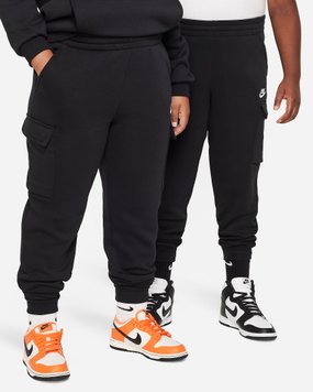 Брюки підліткові Nike Fleece Cargo Trousers (Extended Size) (FD3013-010), 128-137 СM, WHS, > 50%, 1-2 дні