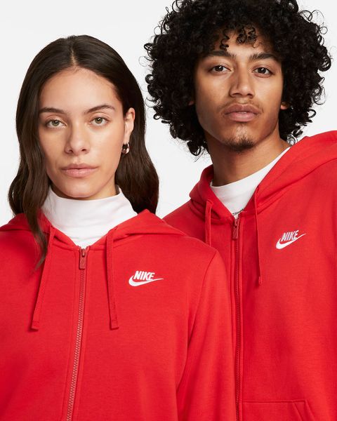 Кофта унісекс Nike Sportswear Club Fleece Full-Zip Hoodie (DQ5471-657), M, WHS, 30% - 40%, 1-2 дні