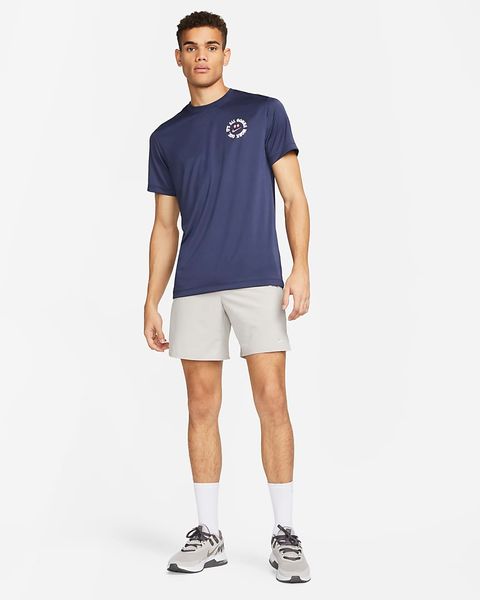 Футболка чоловіча Nike Dri-Fit Fitness T-Shirt (DZ2745-410), L, WHS, 10% - 20%, 1-2 дні