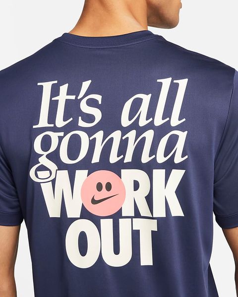 Футболка мужская Nike Dri-Fit Fitness T-Shirt (DZ2745-410), L, WHS, 20% - 30%, 1-2 дня