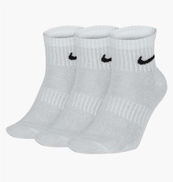 Носки Nike U Nk Everyday Ltwt Ankle 3Pr (SX7677-100), 34-38, OFC, 40% - 50%, 1-2 дня