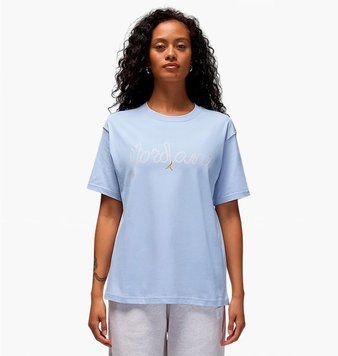 Футболка жіноча Jordan Jumpman Light Blue (HV0445-057), M, OFC, 1-2 дні