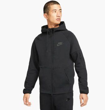 Кофта чоловіча Nike Sportswear Hoodie Full-Zip Black (DD5284-010), L, OFC, 30% - 40%, 1-2 дні