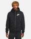 Фотография Кофта мужские Nike Sportswear Hybrid Full-Zip Fleece Hoodie (DO7228-010) 1 из 5 | SPORTKINGDOM