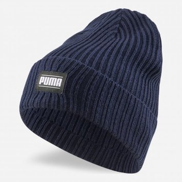 Шапка Puma Ribbed Classic Cuff Beanie (2403802), One Size, WHS, 1-2 дня