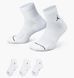 Фотографія Шкарпетки Nike U J Ed Cush Poly Ankle 3Pr 144 (DX9655-100) 1 з 5 | SPORTKINGDOM