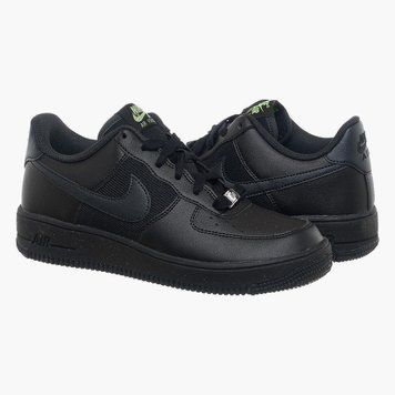Кроссовки женские Nike Ir Force 1 Low Crater Gs Triple Black (DH8695-001), 38.5, OFC, > 50%, 1-2 дня