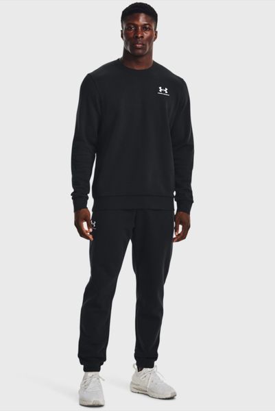Кофта чоловіча Under Armour Ua Essential Fleece Crew (1374250-001), LG, OFC, 40% - 50%, 1-2 дні