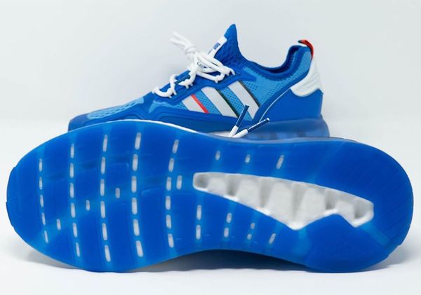 Кроссовки мужские Adidas Ninja Zx 2K Boost Blue (FZ1883), 42.5, WHS, 10% - 20%, 1-2 дня