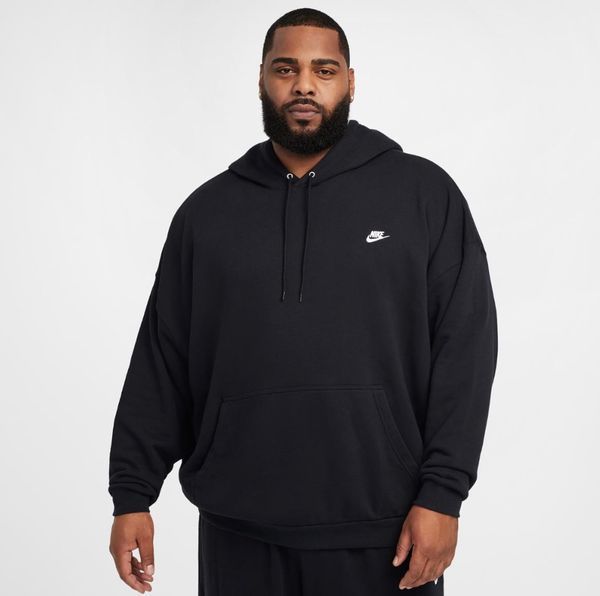 Кофта чоловіча Nike M Nk Club Ft Oversized Po Hdy (HJ1816-010), S, OFC, 30% - 40%, 1-2 дні