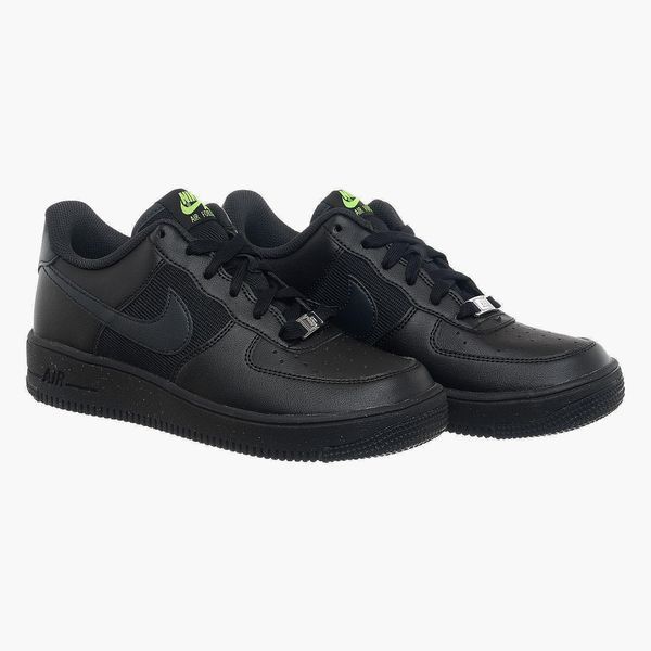 Кроссовки женские Nike Ir Force 1 Low Crater Gs Triple Black (DH8695-001), 38.5, OFC, > 50%, 1-2 дня