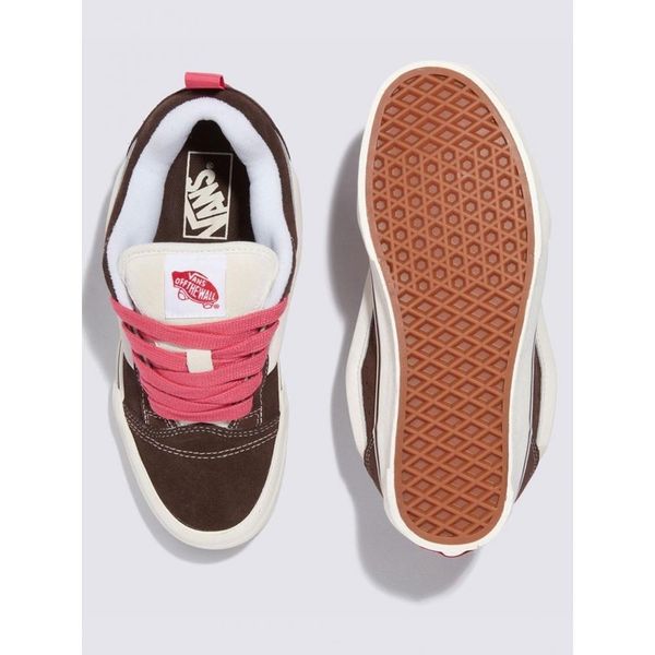 Кросівки жіночі Vans Knu Skool Brown/Pink/True White (VN0009QCBF21), 37, WHS, 10% - 20%, 1-2 дні