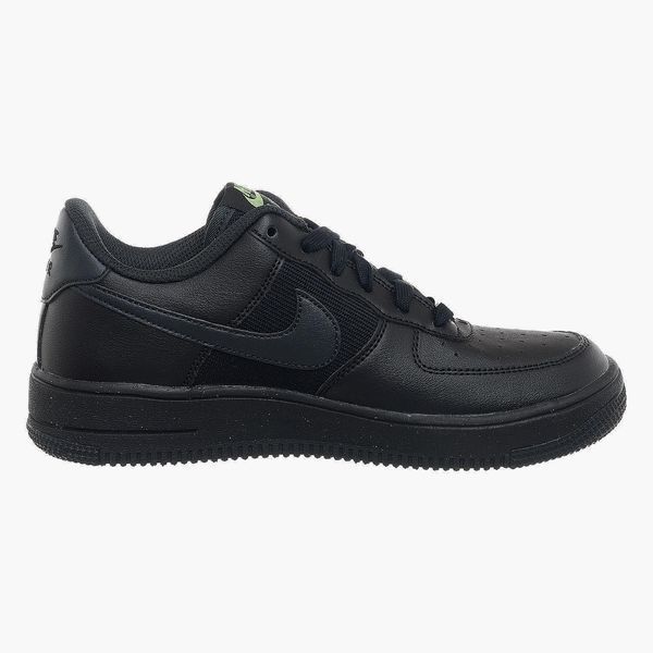 Кроссовки женские Nike Ir Force 1 Low Crater Gs Triple Black (DH8695-001), 38.5, OFC, > 50%, 1-2 дня
