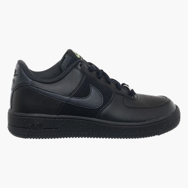 Кроссовки женские Nike Ir Force 1 Low Crater Gs Triple Black (DH8695-001), 38.5, OFC, > 50%, 1-2 дня