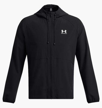 Вітровка чоловіча Under Armour Vibe Woven Jacket Black (6003001-001), LG, OFC, < 10%, 1-2 дні