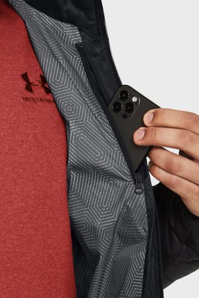 Куртка мужская Under Armour Legend Down Hooded Jacket (1385837-001), LG, OFC, 40% - 50%, 1-2 дня