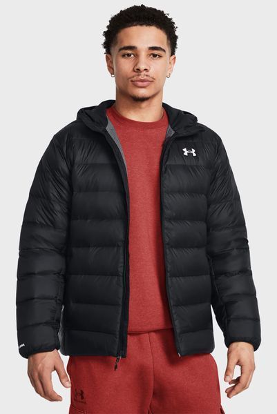 Куртка мужская Under Armour Legend Down Hooded Jacket (1385837-001), LG, OFC, 40% - 50%, 1-2 дня