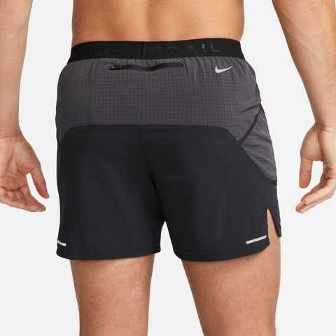 Шорти чоловічі Nike Trail Second Sunrise Dri-Fit Running Shorts Black (DV9311-010), 2XL, WHS, 20% - 30%, 1-2 дні