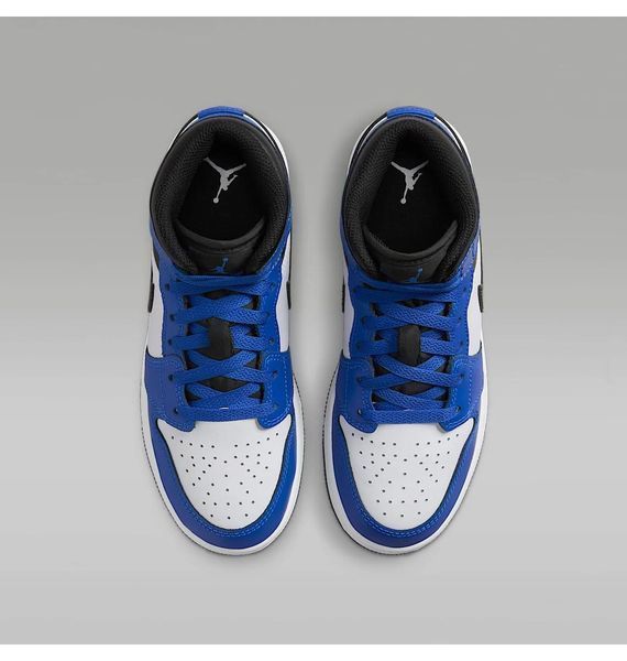 Кросівки жіночі Jordan 1 Mid (Gs) Blue/White (DQ8423-402), 37.5, WHS, 40% - 50%, 1-2 дні