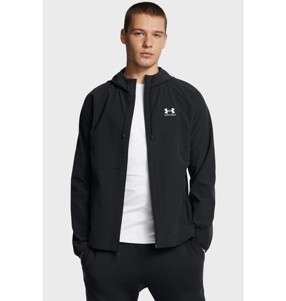 Вітровка чоловіча Under Armour Vibe Woven Jacket Black (6003001-001), LG, OFC, < 10%, 1-2 дні