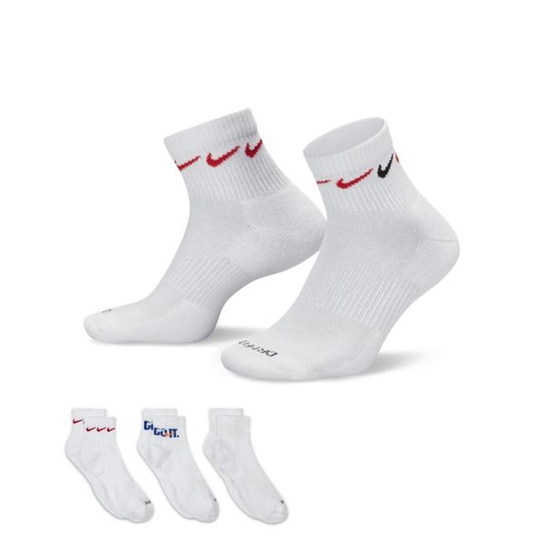 Носки Nike Everyday Plus Cushioned Training Ankle Socks (DH3827-902), 38-42, WHS, 40% - 50%, 1-2 дня