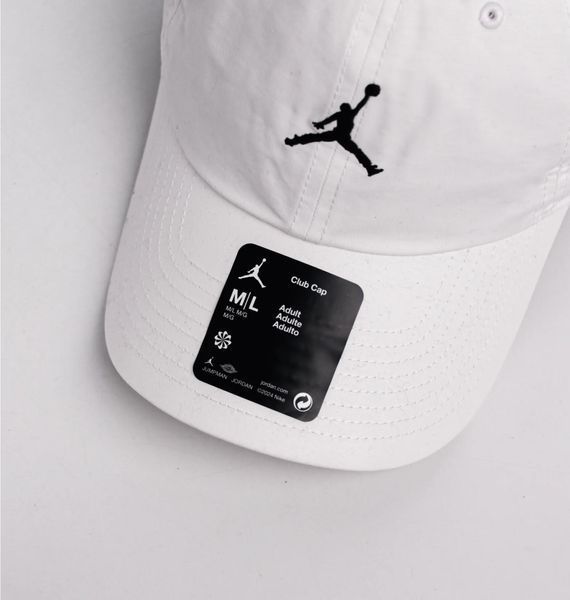 Кепка Nike Club Us Cb Jumpman (FD5185-100), M/L, OFC, 20% - 30%, 1-2 дні