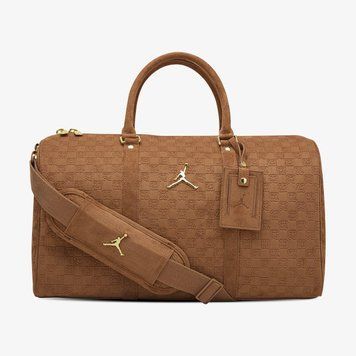 Спортивна сумка Jordan Jam Suede Monogram Duffle (MM9205-X6X), M, OFC, 1-2 дні