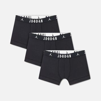 Труси-боксерки чоловічі Jordan Jhm Mens 3 Pk Flight Cotton Tru Boxer (JM0891-023), L, OFC, 1-2 дні