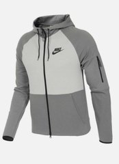 Кофта чоловічі Nike Full Zip Hoodie Grey (DD5284-077), L, WHS, 1-2 дні