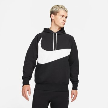 Бомбер мужской Nike M Nsw Swoosh Tch Flc Po Hd (DD8222-010), L, WHS, 1-2 дня