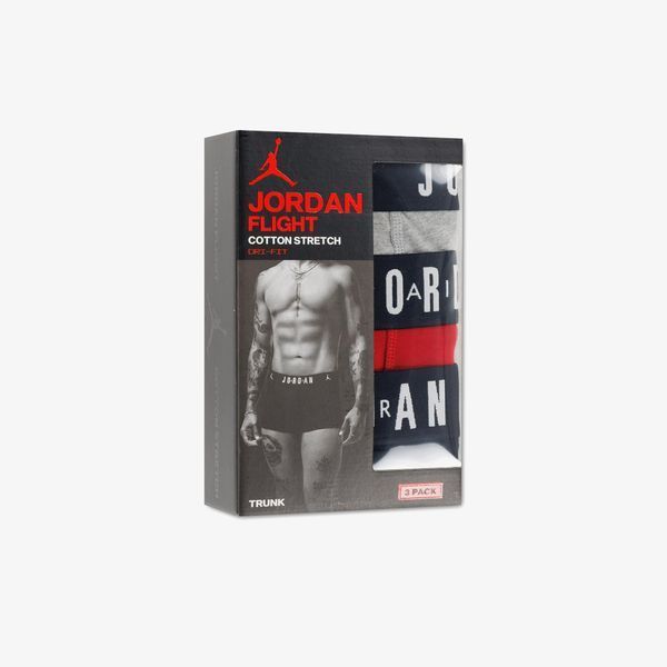 Труси-боксерки чоловічі Jordan Flight Cotton 3Pr Boxer (JM0891-H24), 2XL, OFC, 1-2 дні