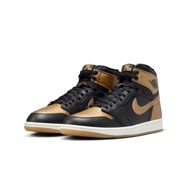 Кросівки чоловічі Jordan 1 Retro High Og "Black And Gold" (DZ5485-071), 41, WHS, 1-2 дні