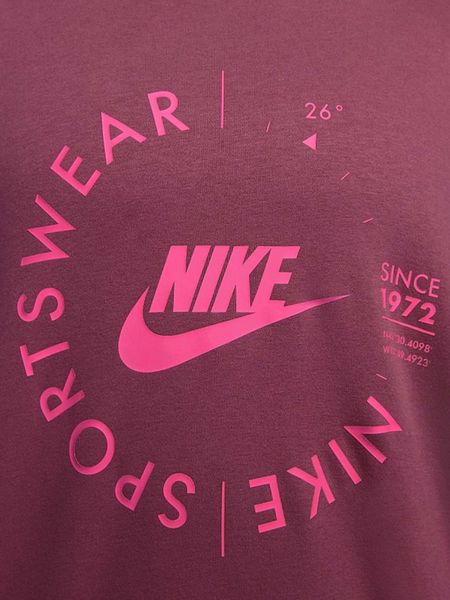 Кофта женские Nike Nsw Flc Os Crew Prnt (FD4234-653), M, WHS, 40% - 50%, 1-2 дня