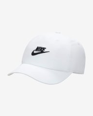 Кепка Nike Club Kids' Unstructured Futura Wash Cap (FB5063-100), One Size, WHS, 20% - 30%, 1-2 дня