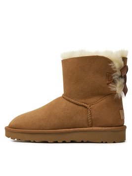 Ботинки женские Ugg Mini Bailey Bow Ii Brown (1016501-CHE), 38, WHS, 1-2 дня